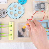 Young Children's Early Education Car Simulation Steering Wheel Driving Learning Unlocking Educational Toys