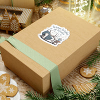 Winter Warmth Kiss-Cut Stickers - Cozy Home Decor for Holiday Spirit