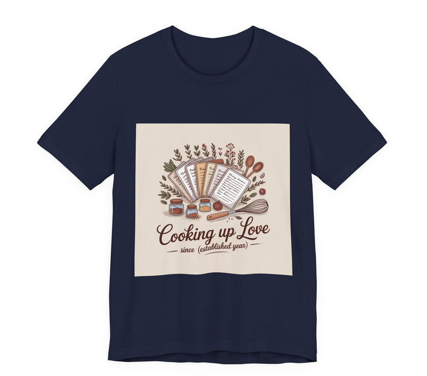 Cooking Up Love Unisex Short Sleeve Tee