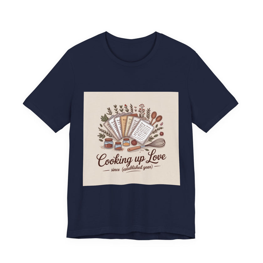 Cooking Up Love Unisex Short Sleeve Tee