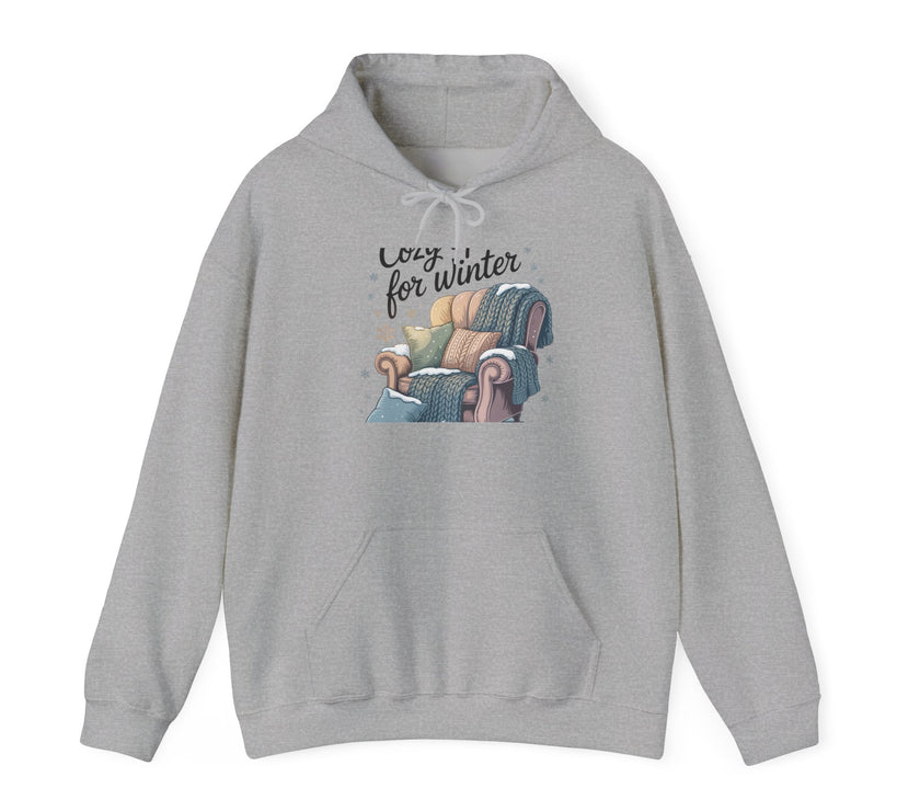 Cozy Winter Hoodie - Unisex Heavy Blend Sweatshirt