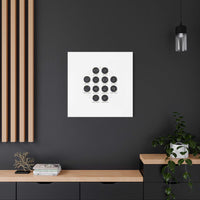Zodiac Constellation Chart Canvas | Astrology Art Print, Metallic Galaxy