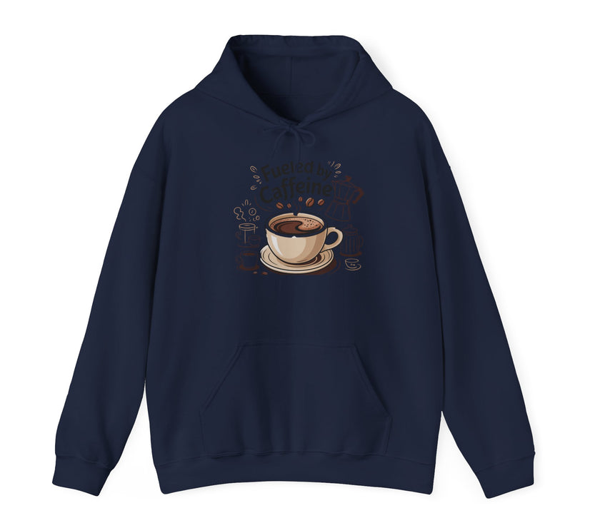 Caffeine Lover's Hoodie - Fueled by Caffeine Sweatshirt