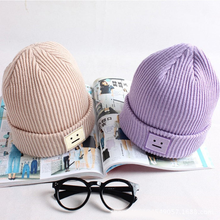 Autumn and winter knitted hat