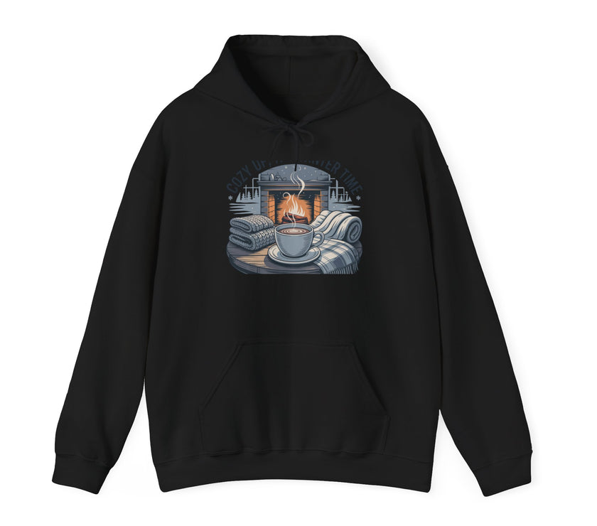 Cozy Winter Vibes Hooded Sweatshirt