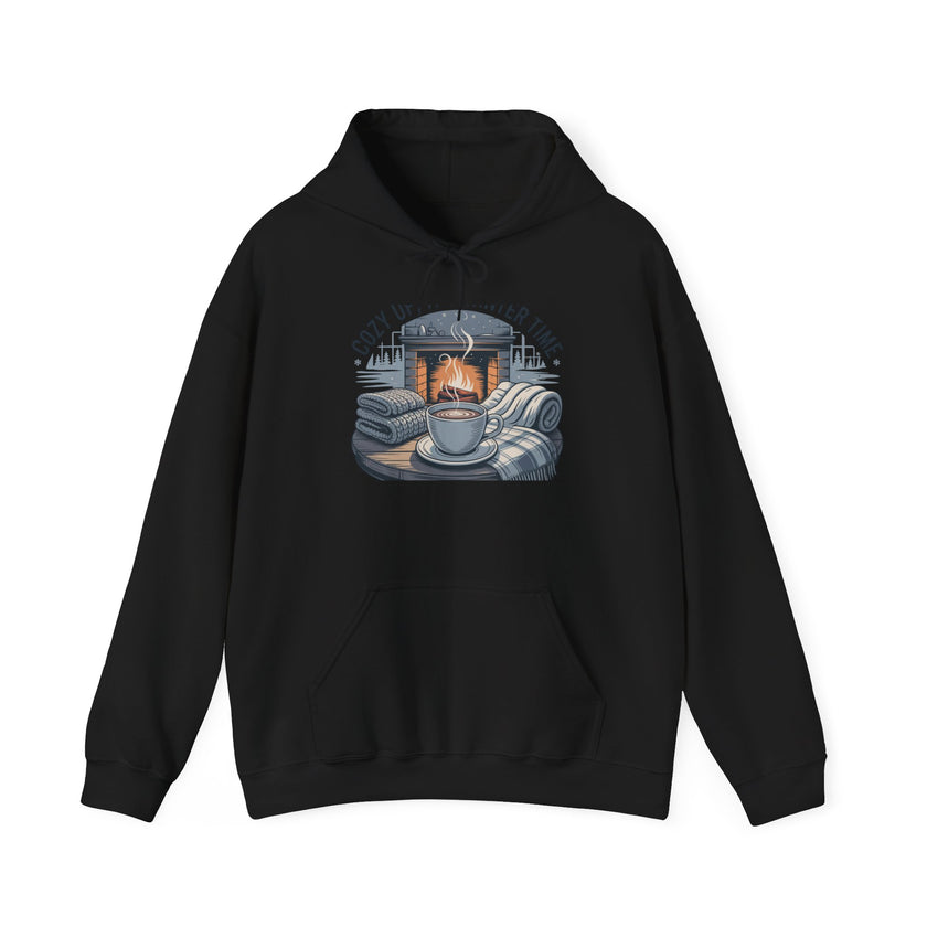 Cozy Winter Vibes Hooded Sweatshirt
