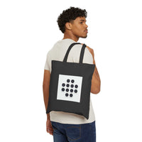 Celestial Moon Phase Grid Tote | Astrological, Constellation Canvas