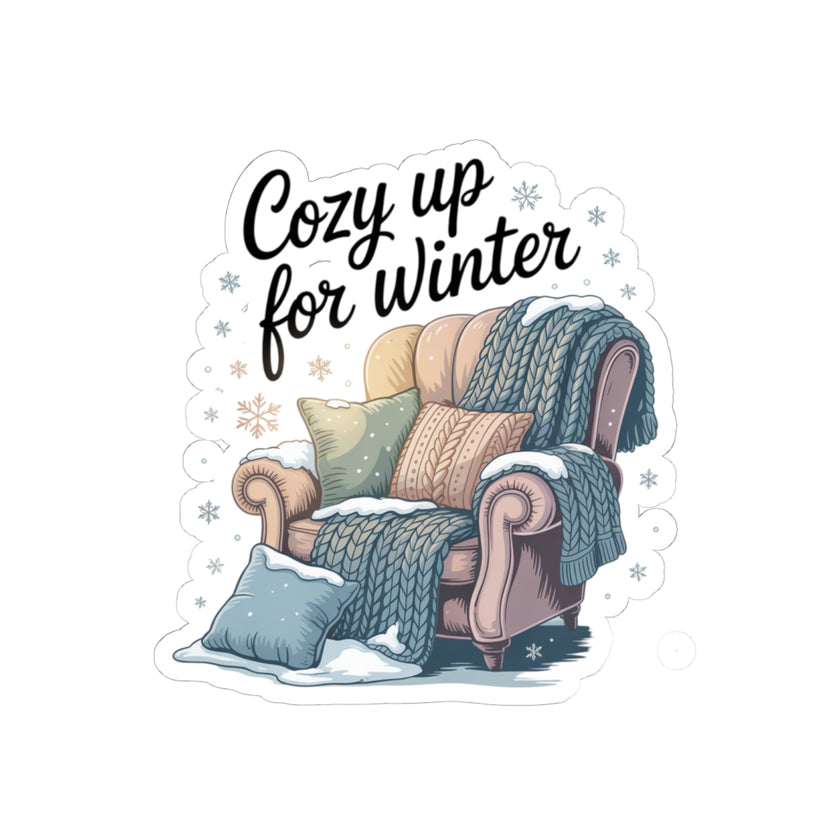 Cozy Winter Kiss-Cut Stickers - Perfect for Seasonal Decor and Gifting