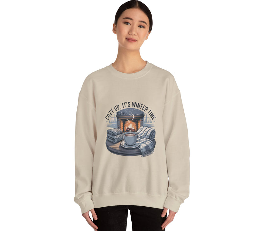 Cozy Winter Time Crewneck Sweatshirt