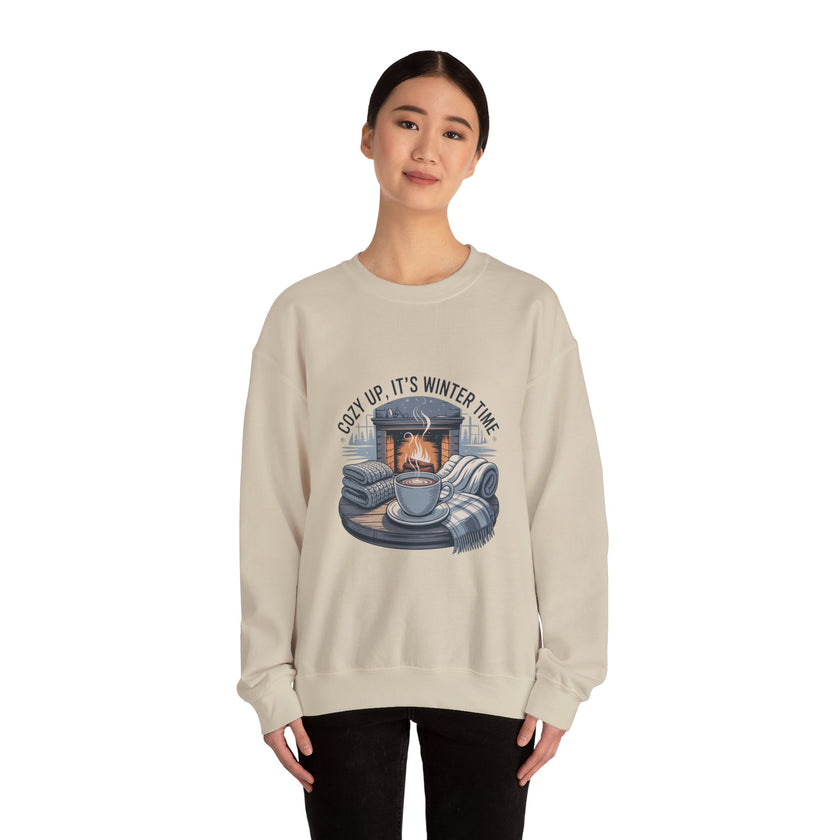 Cozy Winter Time Crewneck Sweatshirt