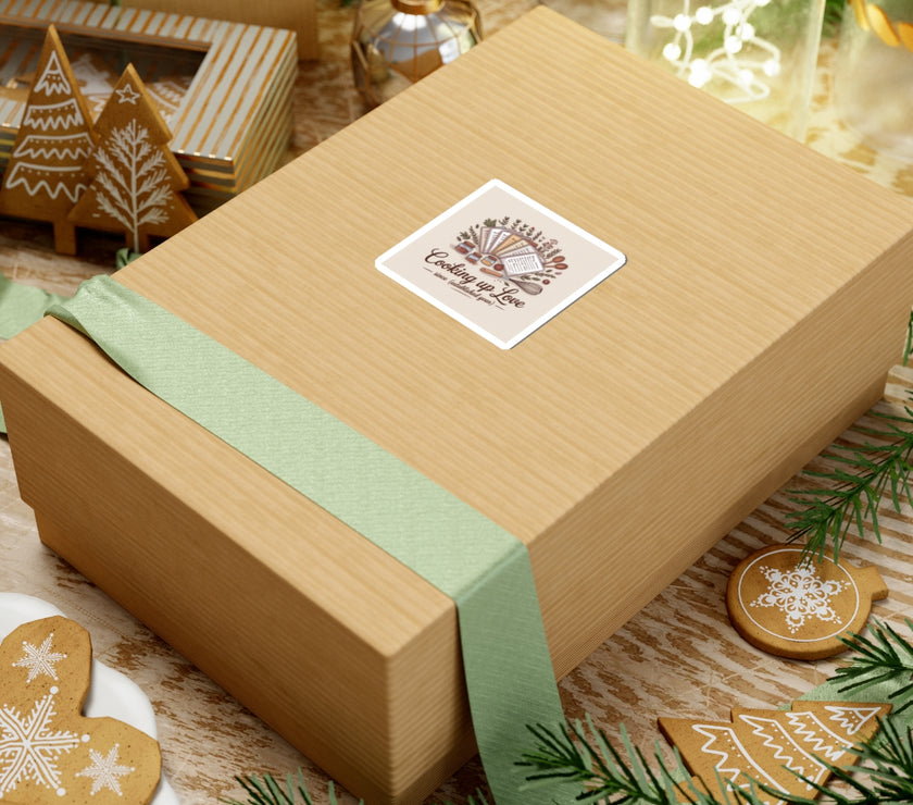 Cooking Up Love Stickers - Perfect for Foodies and Home Chefs