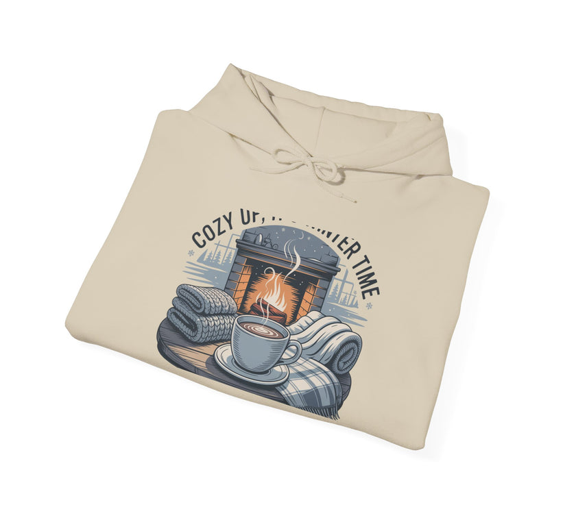 Cozy Winter Vibes Hooded Sweatshirt