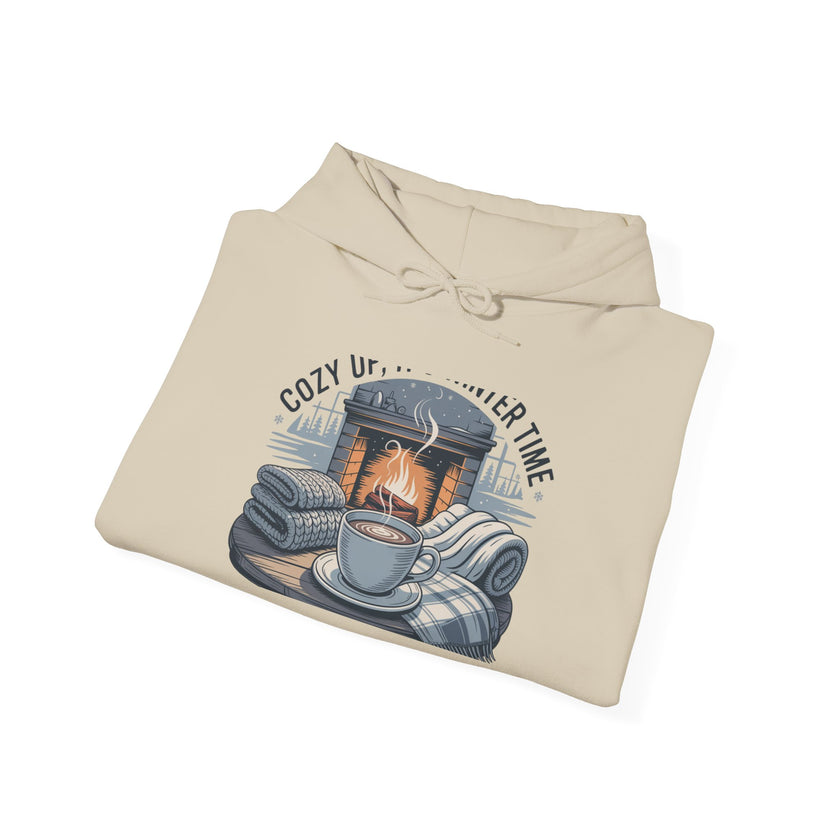 Cozy Winter Vibes Hooded Sweatshirt