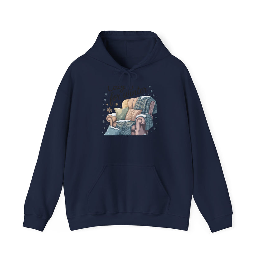 Cozy Winter Hoodie - Unisex Heavy Blend Sweatshirt
