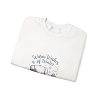 Cozy Winter Sweatshirt with 'Warm Wishes of Winter' Design