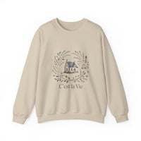 C'est La Vie Crewneck Sweatshirt - Cozy Unisex Fashion for Everyday Wear