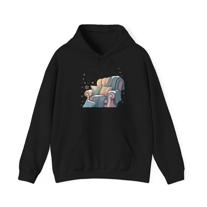 Cozy Winter Hoodie - Unisex Heavy Blend Sweatshirt