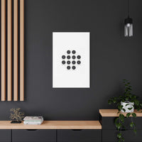 Zodiac Constellation Chart Canvas | Astrology Art Print, Metallic Galaxy