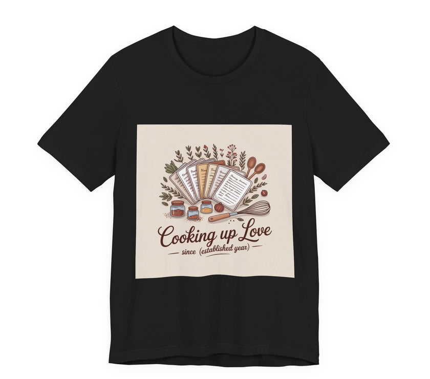 Cooking Up Love Unisex Short Sleeve Tee