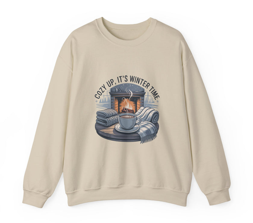 Cozy Winter Time Crewneck Sweatshirt