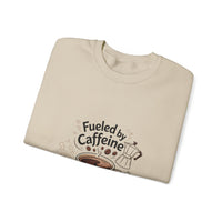 Coffee Lover's Crewneck Sweatshirt - Fueled by Caffeine