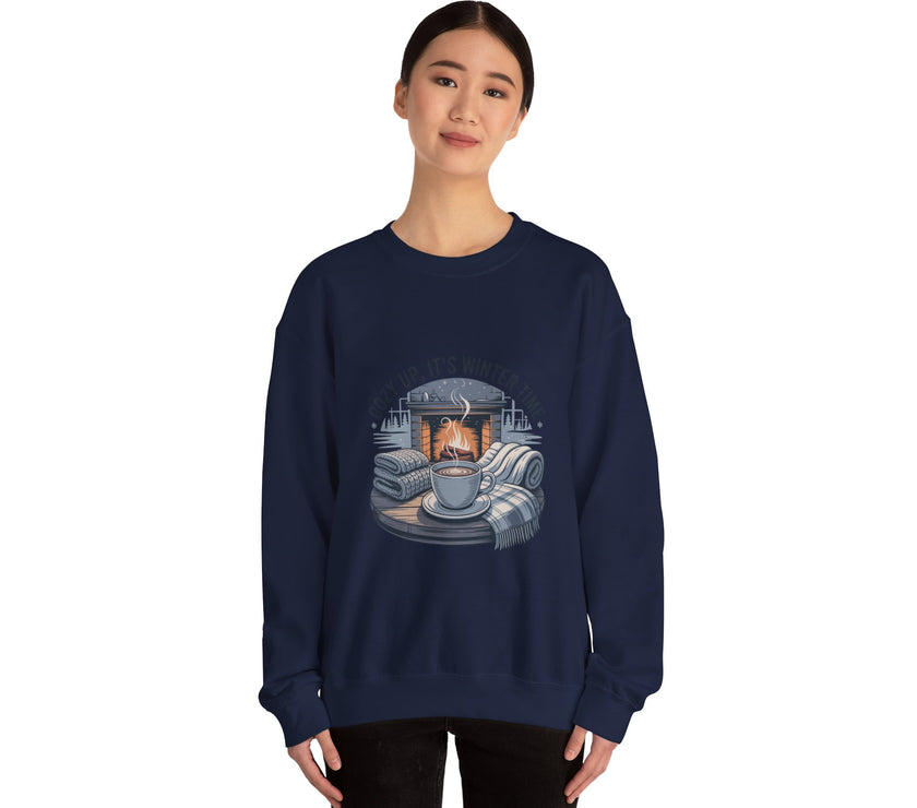 Cozy Winter Time Crewneck Sweatshirt