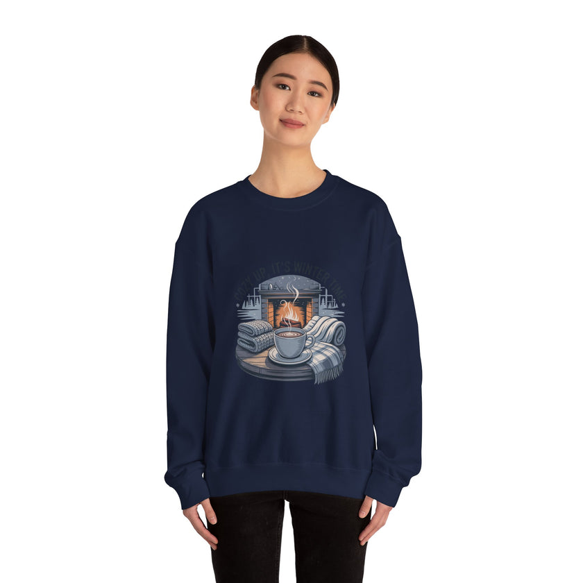 Cozy Winter Time Crewneck Sweatshirt