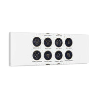 Zodiac Constellation Chart Canvas | Astrology Art Print, Metallic Galaxy