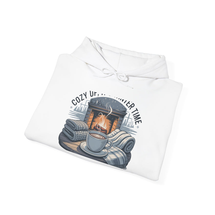 Cozy Winter Vibes Hooded Sweatshirt