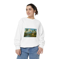 Artistic Tropical Landscape Sweatshirt
