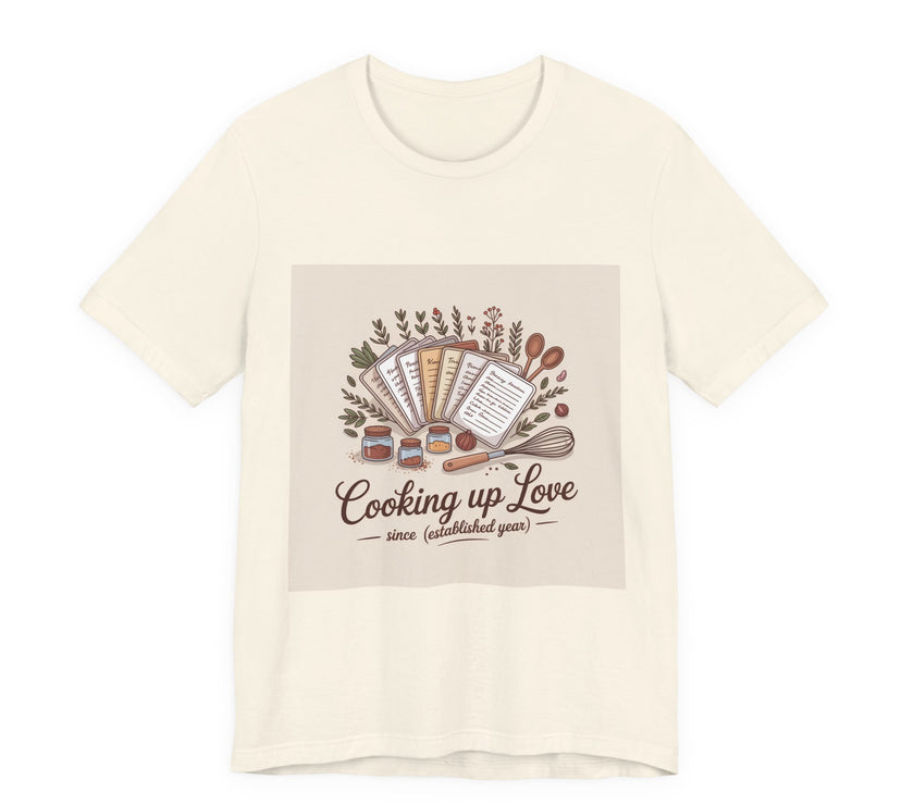 Cooking Up Love Unisex Short Sleeve Tee