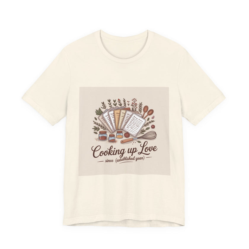 Cooking Up Love Unisex Short Sleeve Tee