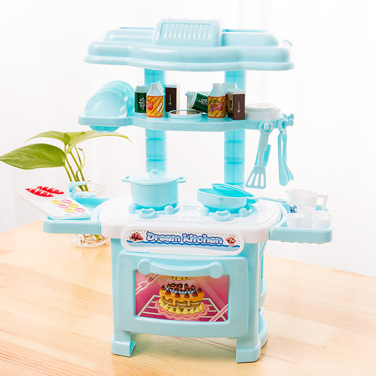 Children's play house tableware kitchen toy set