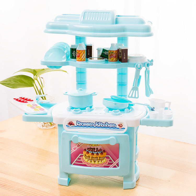 Children's play house tableware kitchen toy set