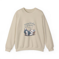 Cozy Winter Sweatshirt with 'Warm Wishes of Winter' Design