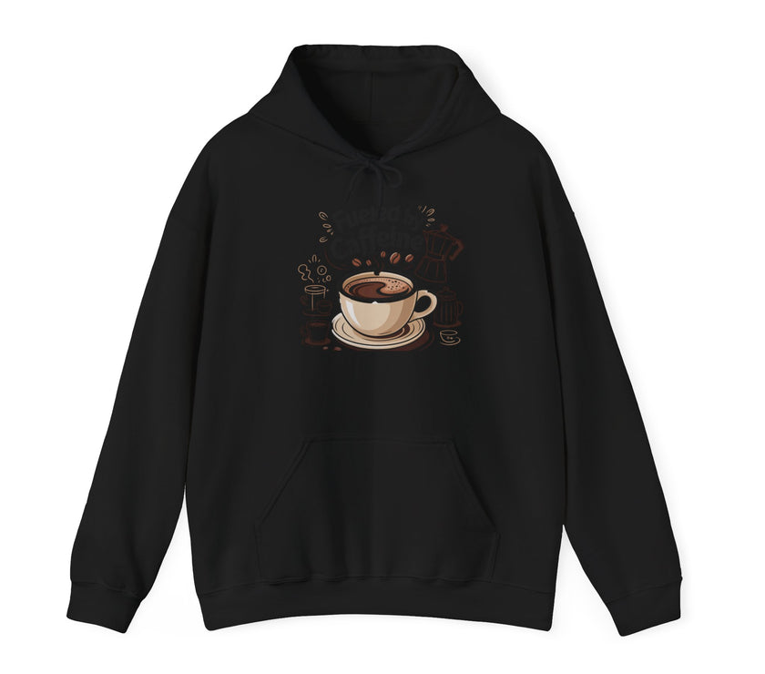 Caffeine Lover's Hoodie - Fueled by Caffeine Sweatshirt