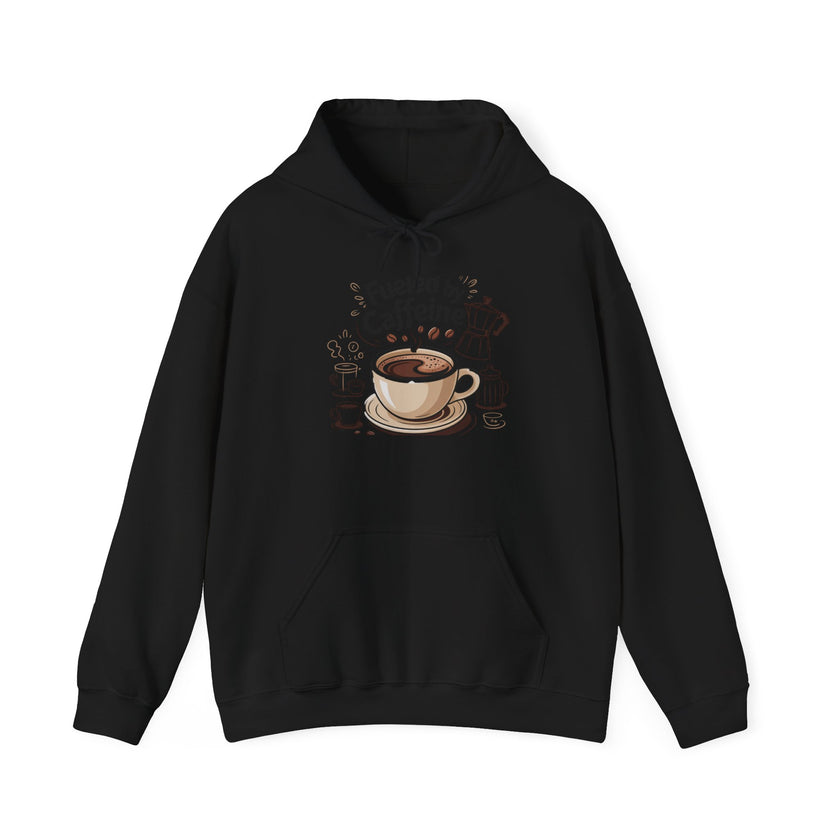 Caffeine Lover's Hoodie - Fueled by Caffeine Sweatshirt