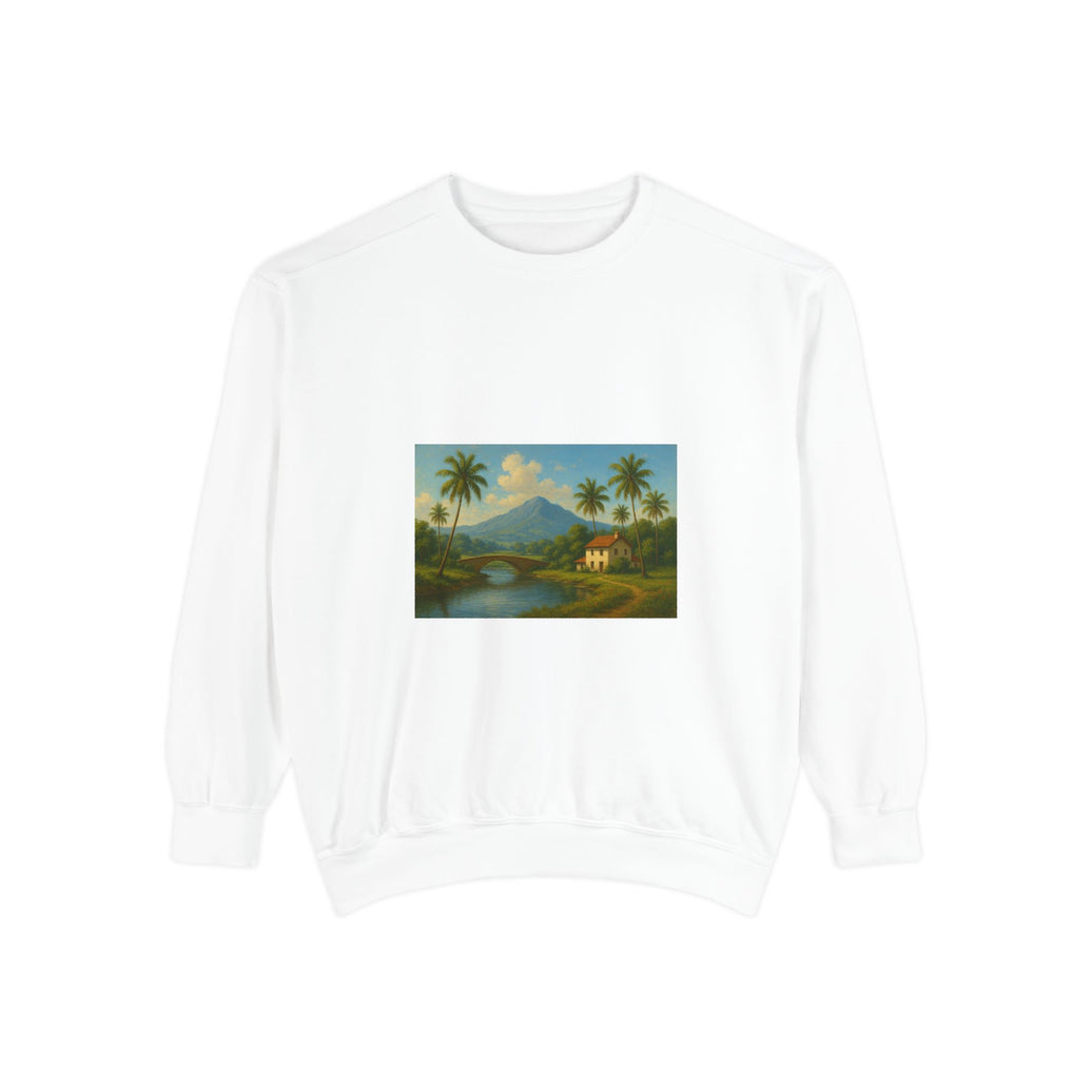 Artistic Tropical Landscape Sweatshirt