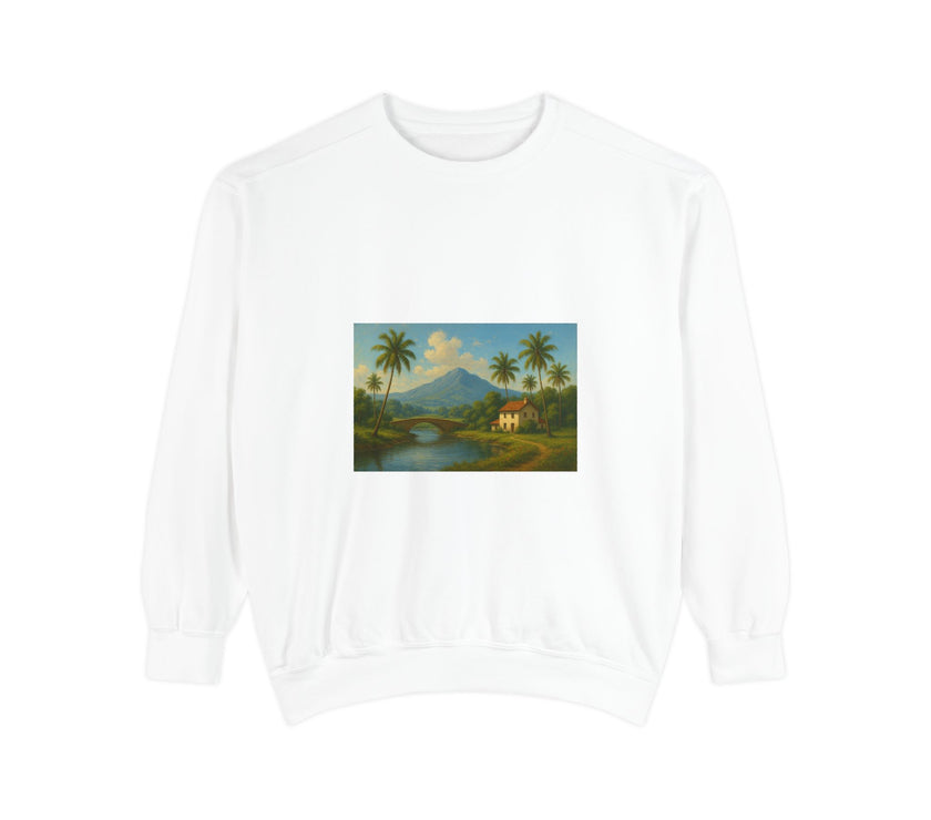 Artistic Tropical Landscape Sweatshirt