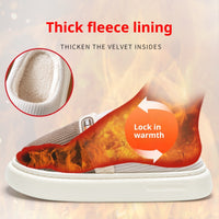 Cotton Slippers Women's Warm Color Matching Slippers