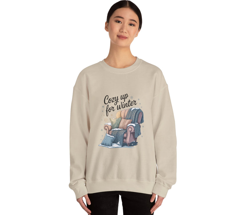 Cozy Up for Winter Crewneck Sweatshirt