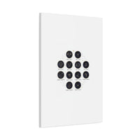 Zodiac Constellation Chart Canvas | Astrology Art Print, Metallic Galaxy