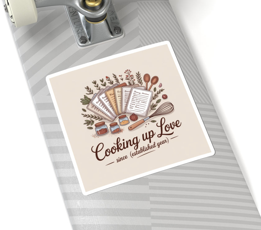 Cooking Up Love Stickers - Perfect for Foodies and Home Chefs