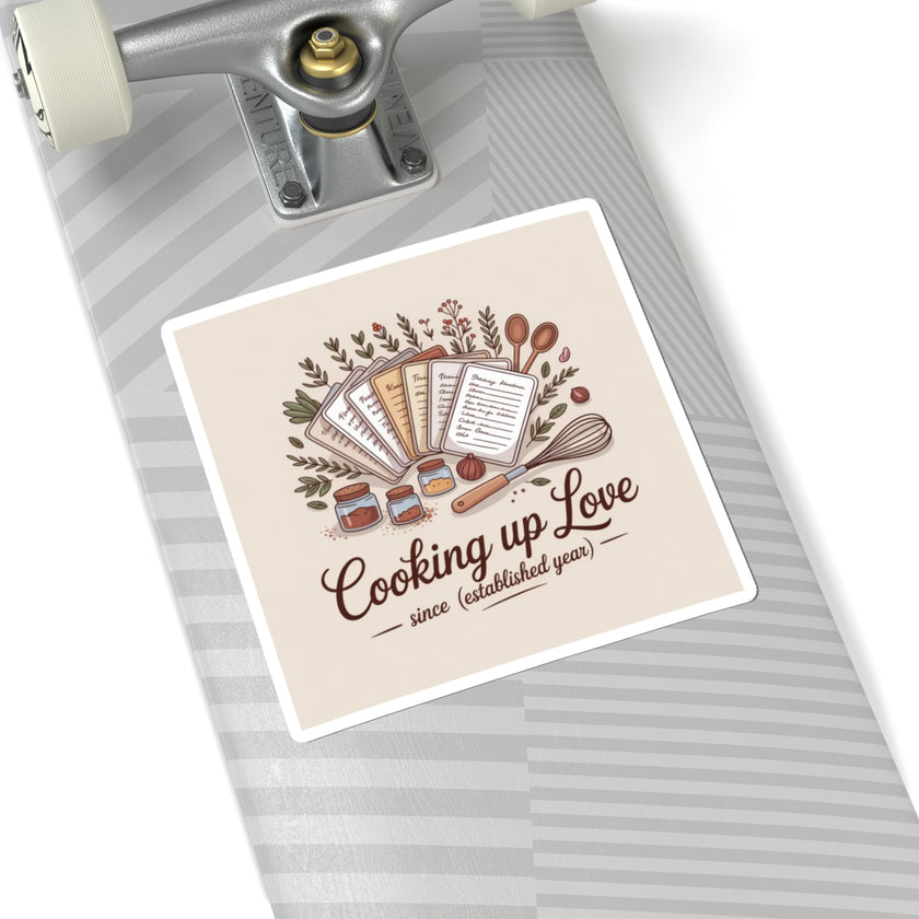 Cooking Up Love Stickers - Perfect for Foodies and Home Chefs