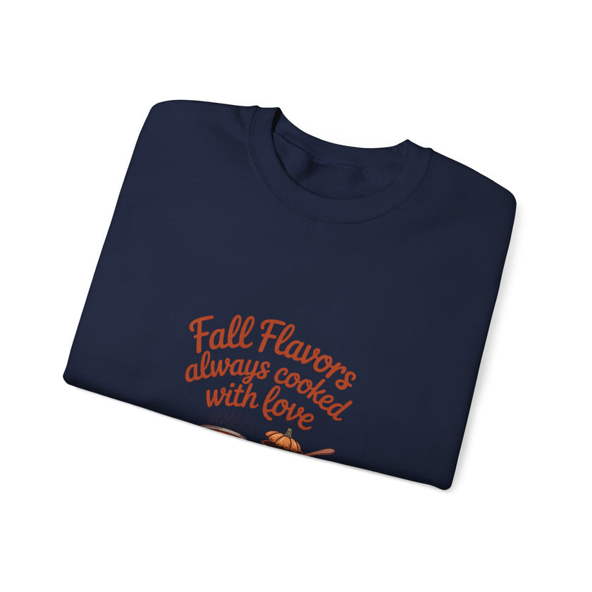 Fall Flavors Crewneck Sweatshirt - Always Cooked with Love
