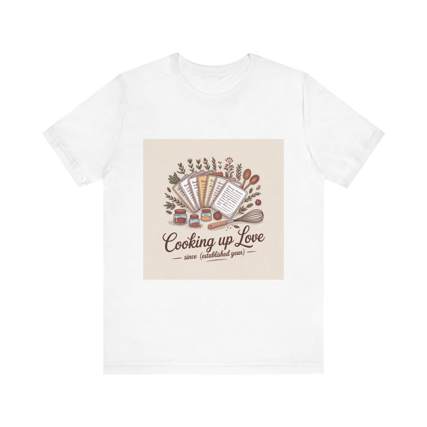 Cooking Up Love Unisex Short Sleeve Tee