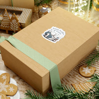 Winter Warmth Kiss-Cut Stickers - Cozy Home Decor for Holiday Spirit