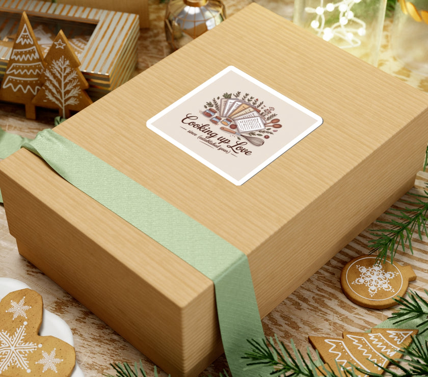 Cooking Up Love Stickers - Perfect for Foodies and Home Chefs