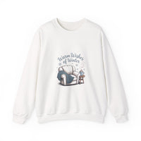 Cozy Winter Sweatshirt with 'Warm Wishes of Winter' Design