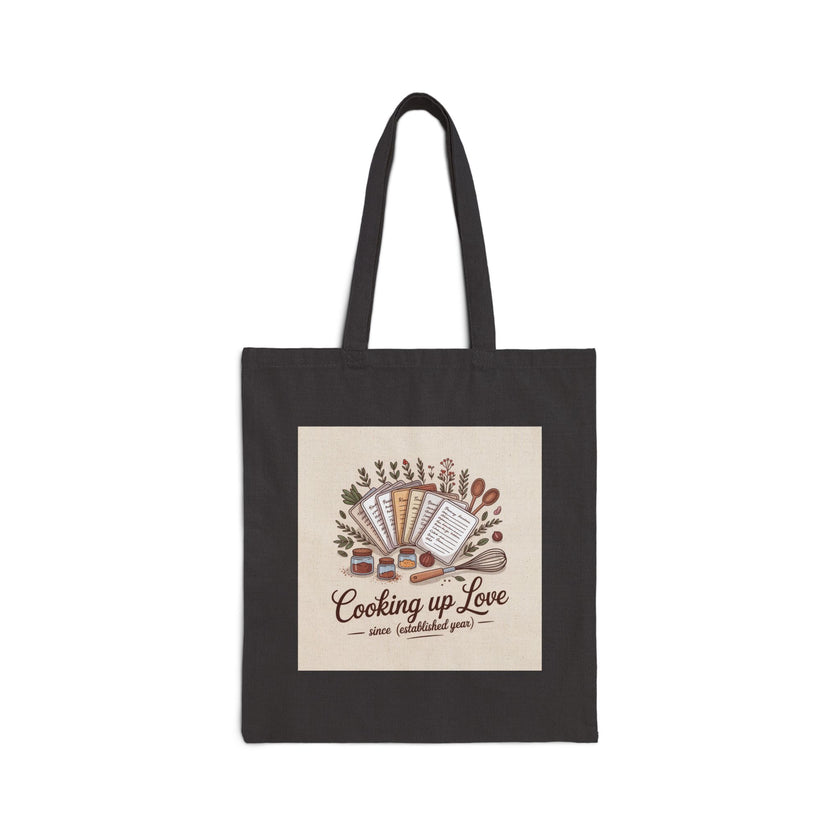 Cooking Up Love Cotton Canvas Tote Bag